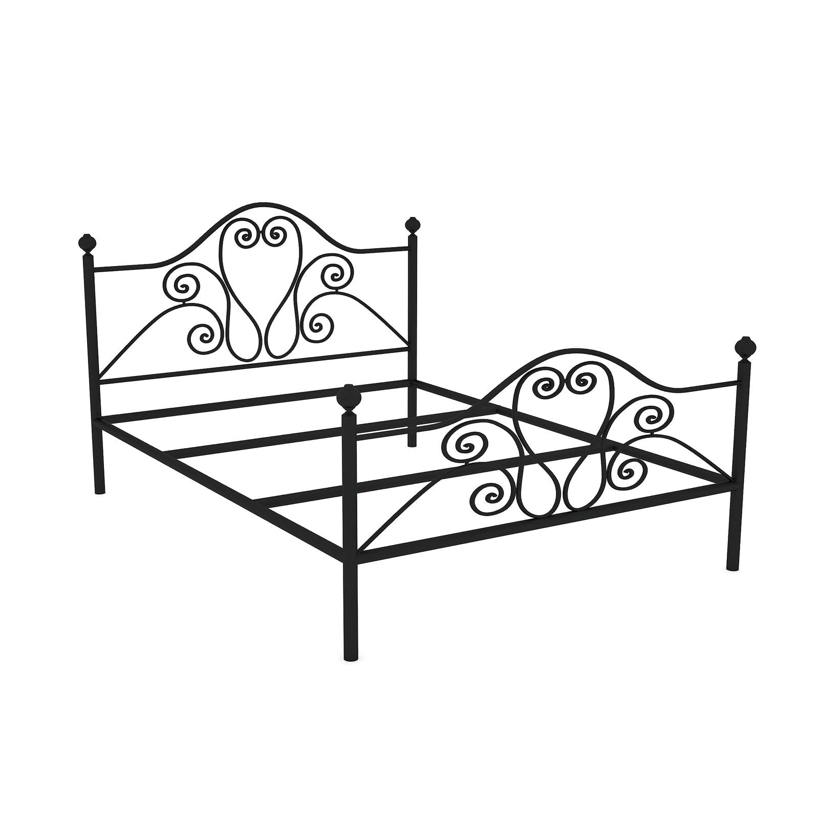 MetalCraft Minimal Traditional Iron Bed - Furnishiaa -  -